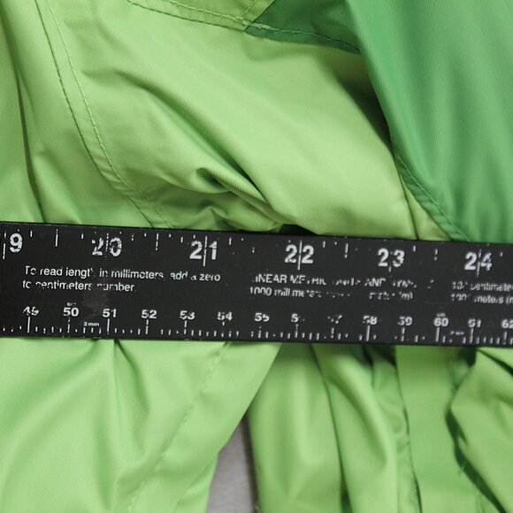 COLUMBIA Womens Jacket Large Omni Tech Green White Hooded Snowboard Coat - Picture 6 of 9